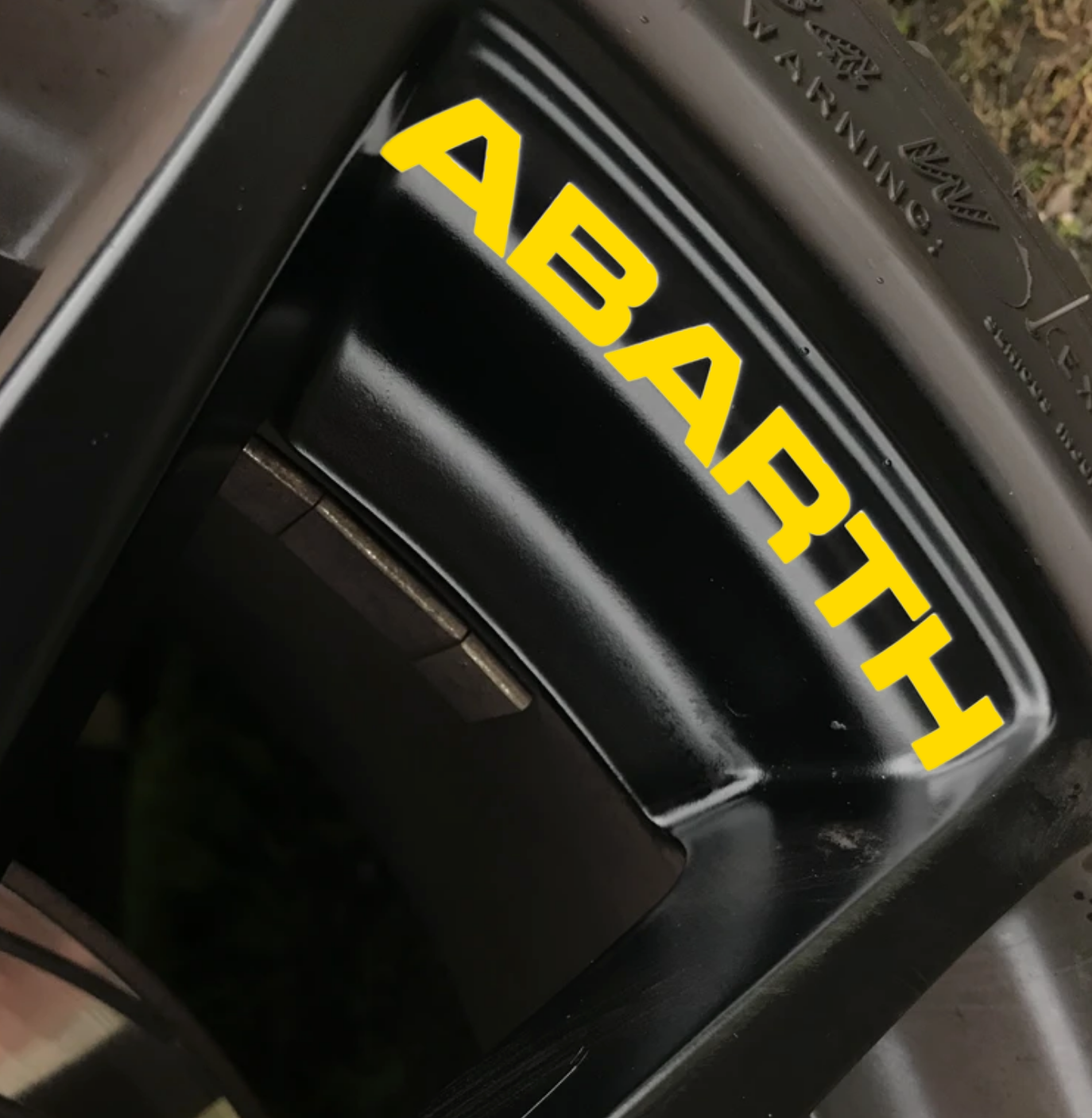 ABARTH Wheel Decals