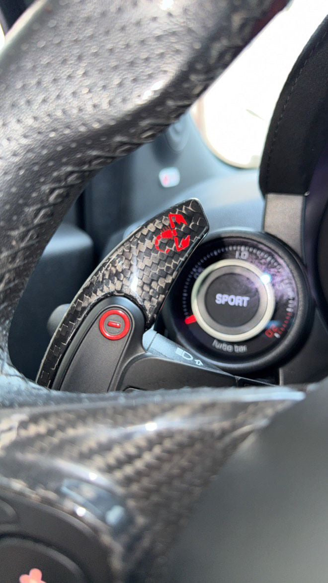 Carbon Fiber Paddle Shifter Extensions