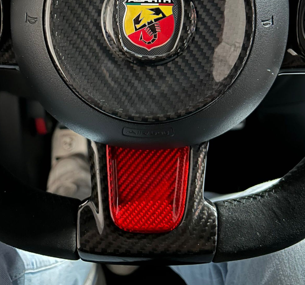 Carbon Fiber Steering Wheel Insert