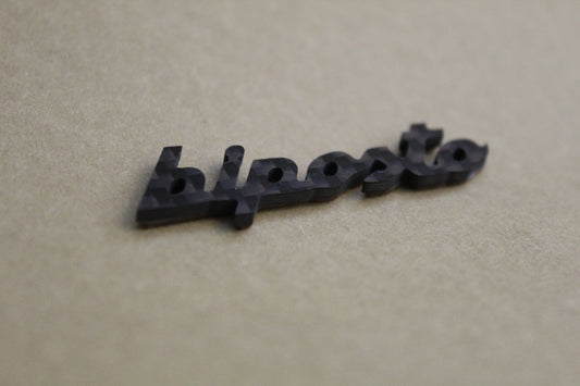 Biposto Badge - Real Carbon