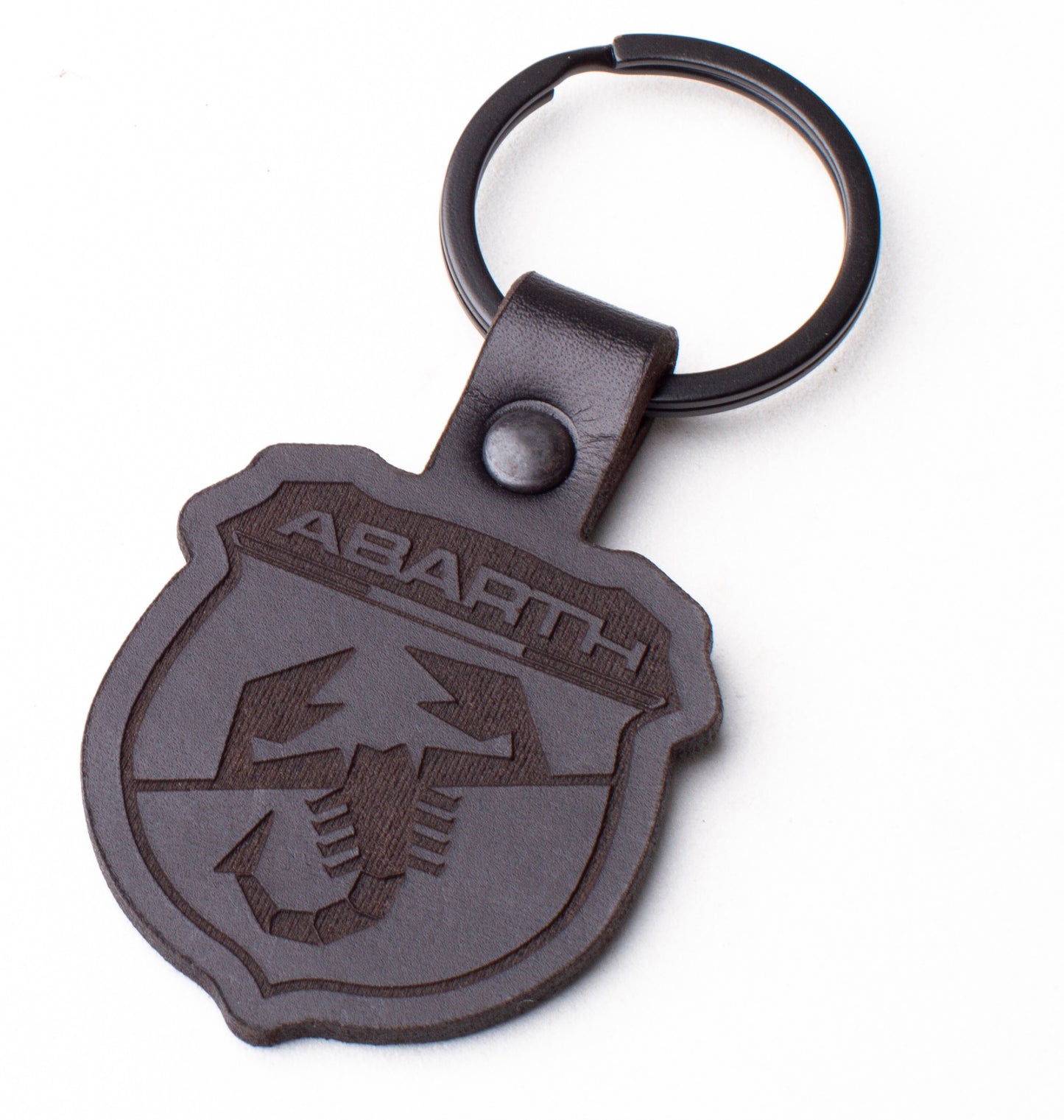 Genuine Leather Abarth Logo