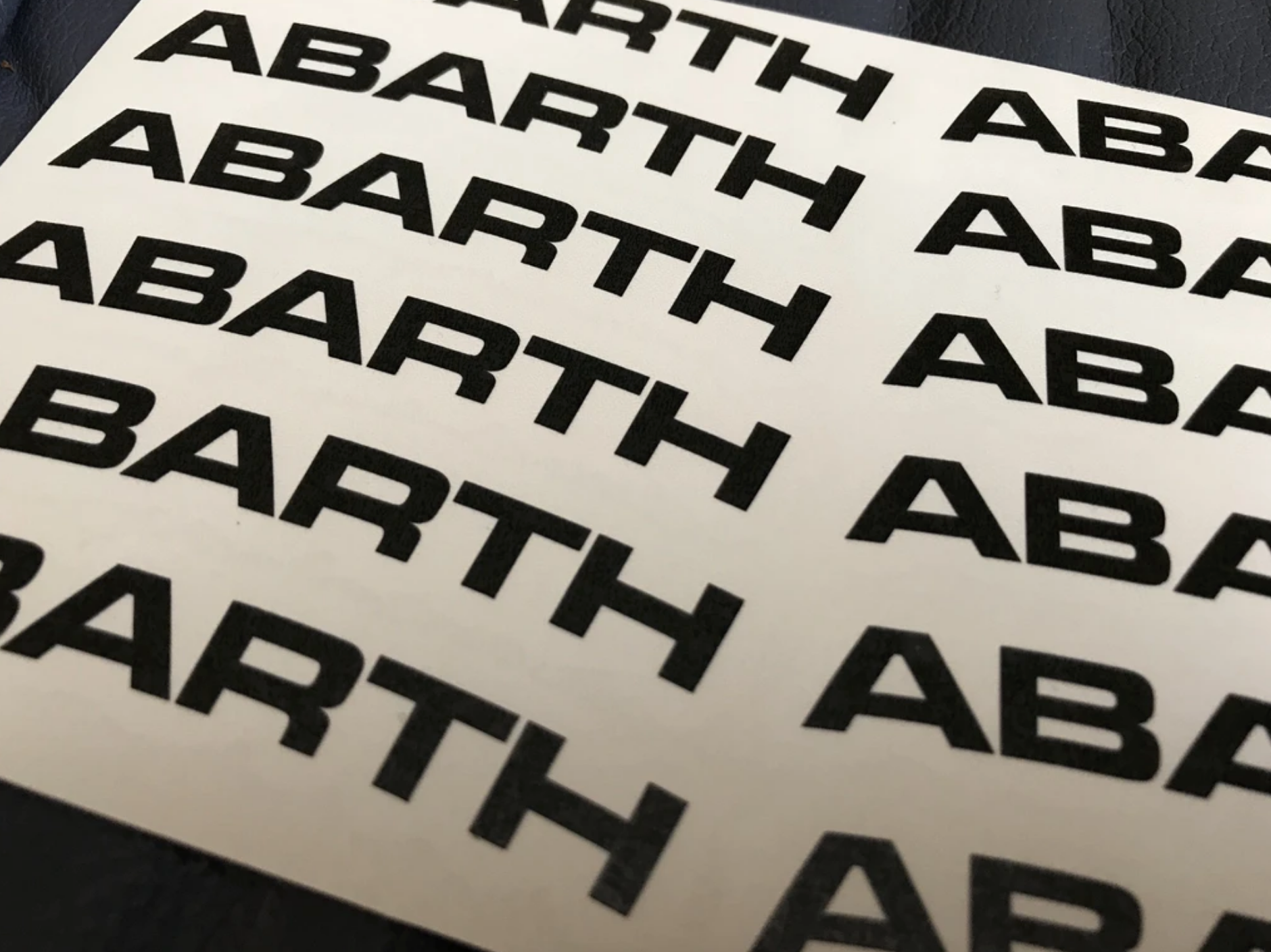 ABARTH Wheel Decals
