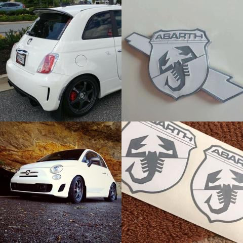 Double Layer Emblem Decals – JustAbarth