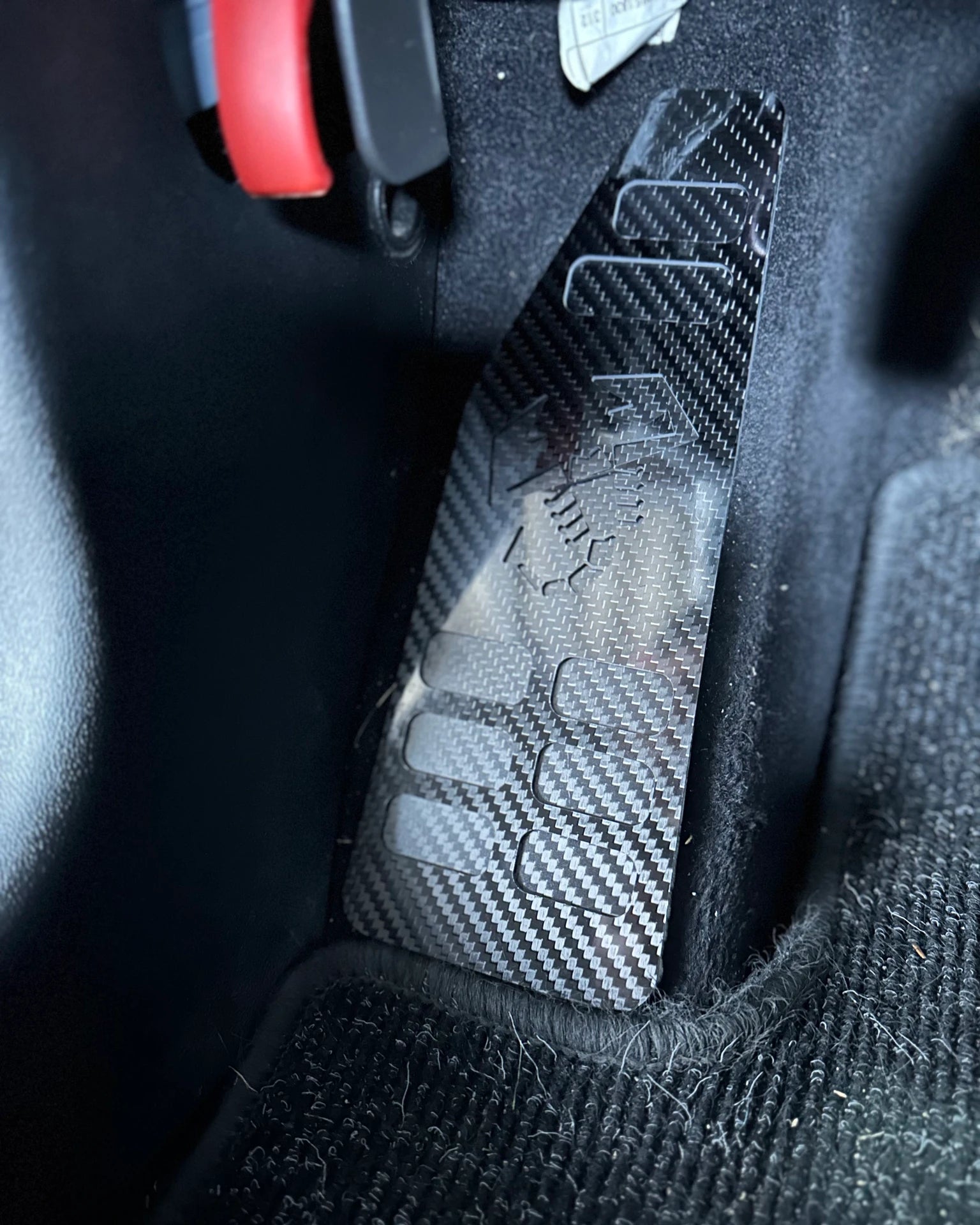 Footrest - Real Carbon Fiber